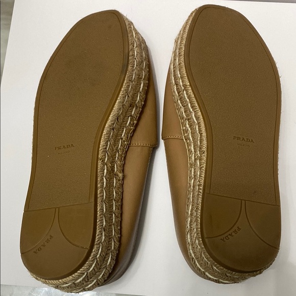 Prada Women's Brown Espadrille Shoes EUC🔥 - Picture 5 of 10